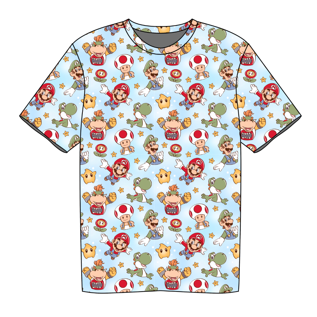 Dino Might - Moss Short Sleeve Bamboo Shirt - PRE ORDER