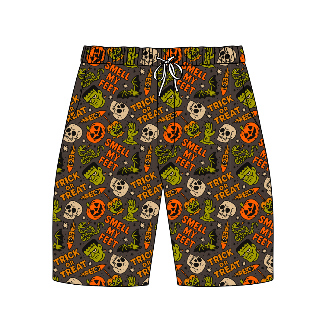 M A S H Chill Extended Length Adult Pajama Bamboo Shorts - Pre Order