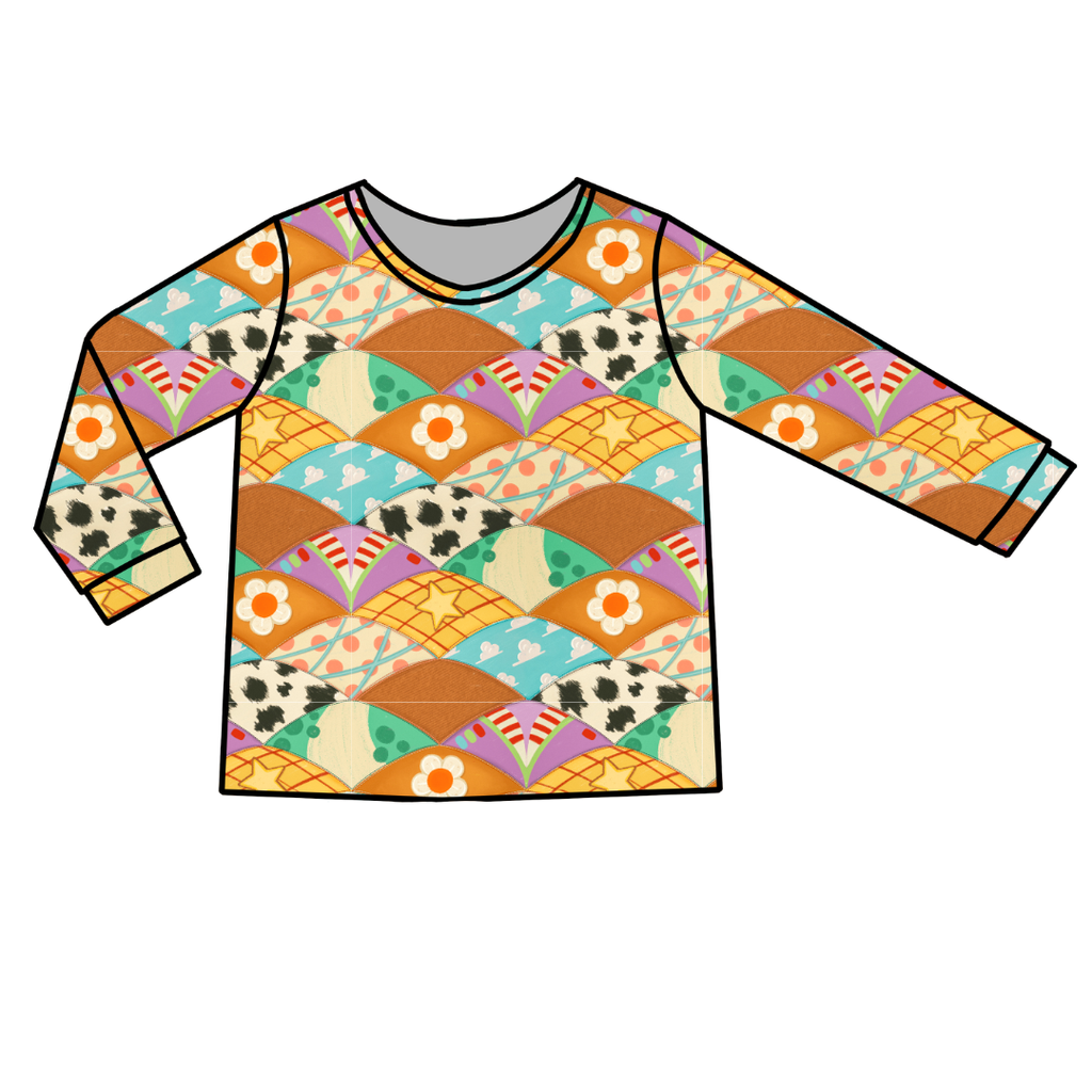 Stitched In Dreams - Ruby Long Sleeve Bamboo Shirt - Pre Order