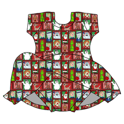 Christmas through the Years Chic Short Sleeve Skirted Leo - Knit - Pre Order - Christmas Special