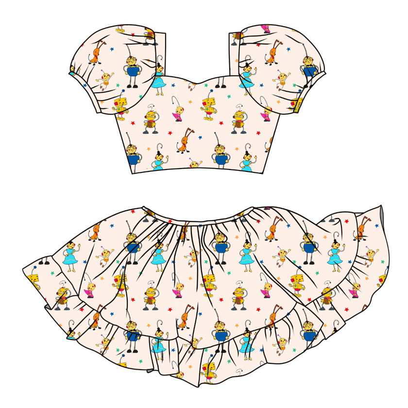 Playtime Pals Starlet Skirt Set Knit - PRE ORDER