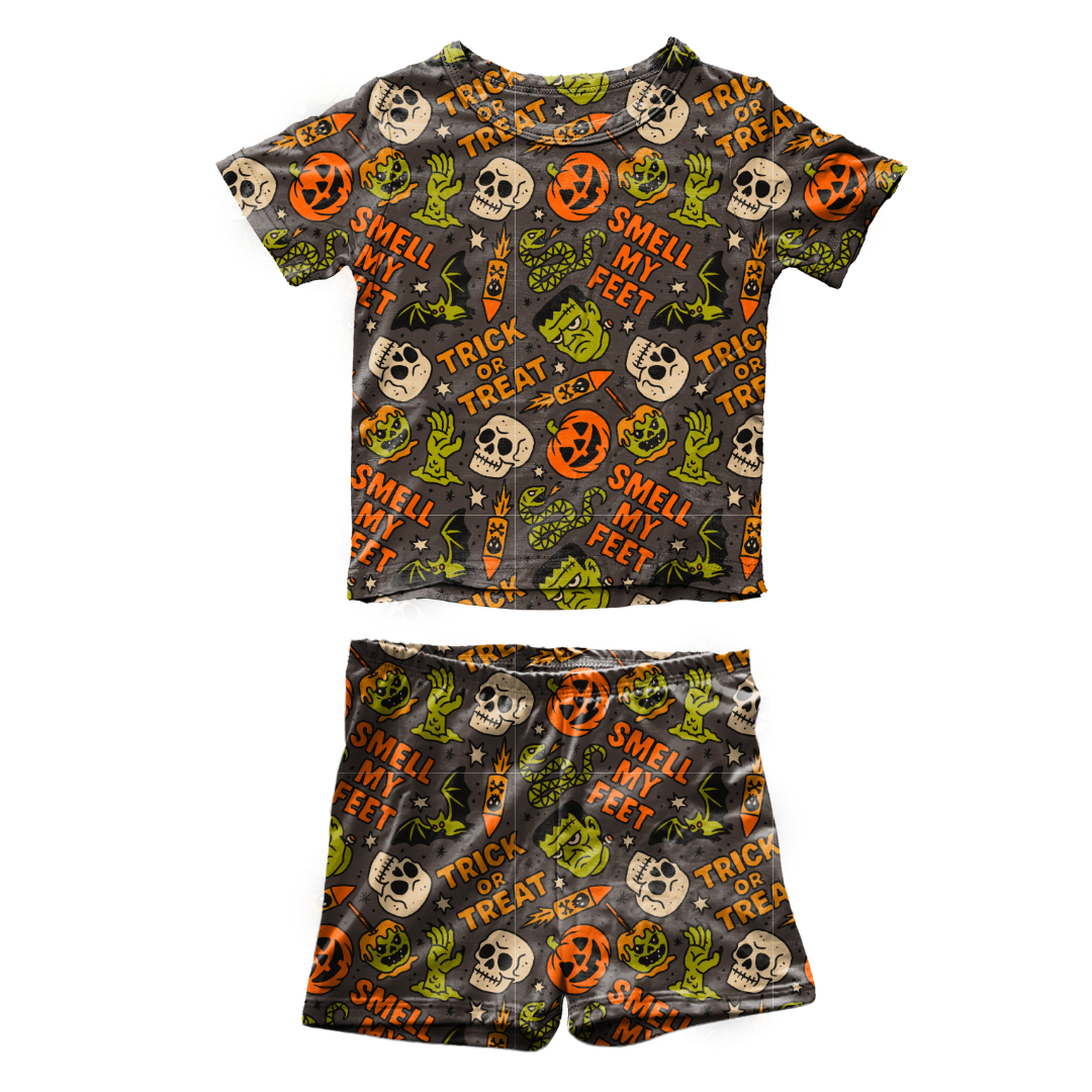 M A S H Fawn Short Sleeve Short Set Bamboo - PRE ORDER