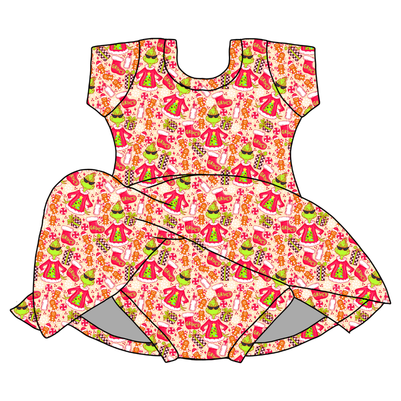 Baking Spirits Bright Chic Short Sleeve Skirted Leo - Knit - Pre Order - Christmas Special