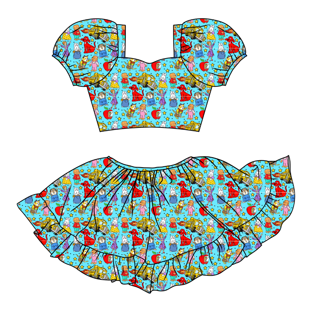 Growing Up Together Starlet Skirt Set Knit - PRE ORDER