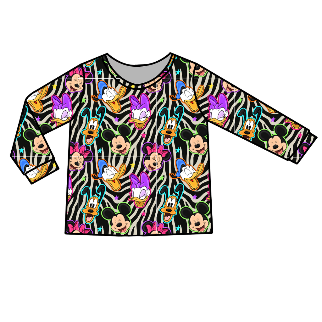 Throwback Crew - Ruby Long Sleeve Bamboo Shirt - Pre Order