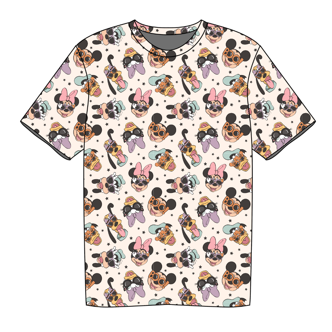 Spooky Cute Crew - Moss Short Sleeve Bamboo Shirt - PRE ORDER