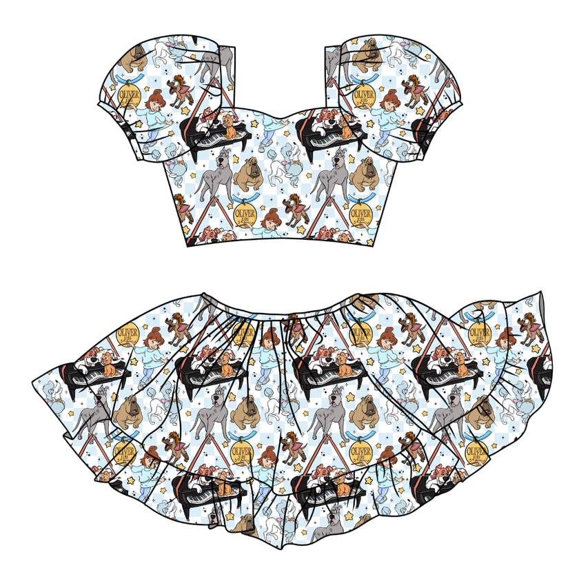 Big City Besties Starlet Skirt Set Knit - PRE ORDER