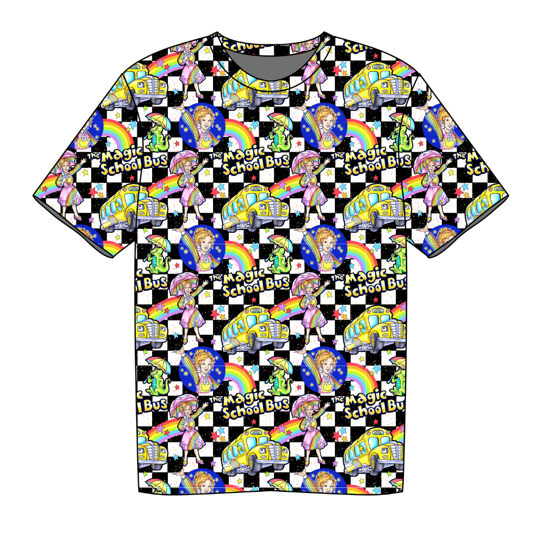 Magic School  Days Moss Short Sleeve Bamboo Shirt - PRE ORDER