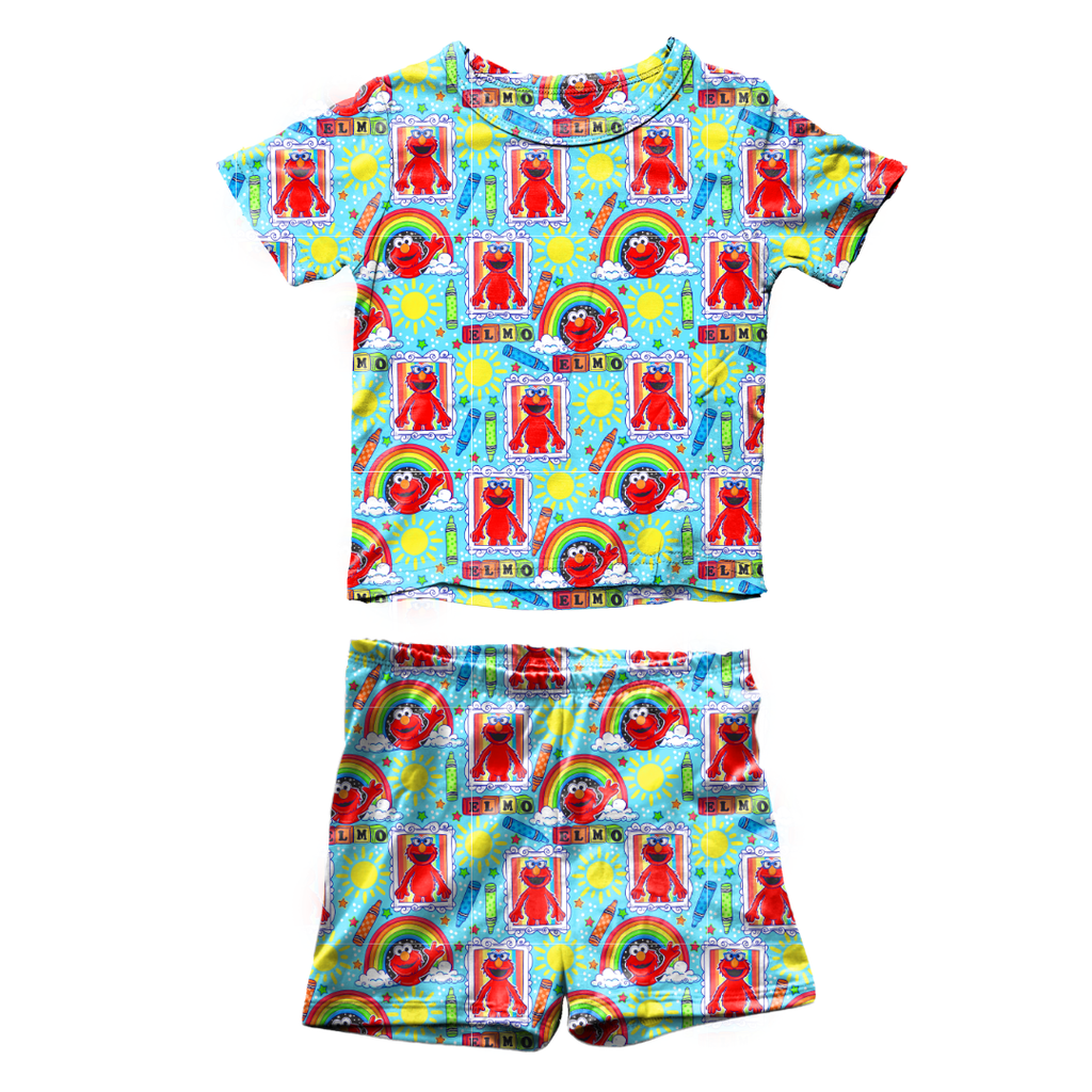 Learning is fun!? Fawn Short Sleeve Short Set Bamboo - PRE ORDER