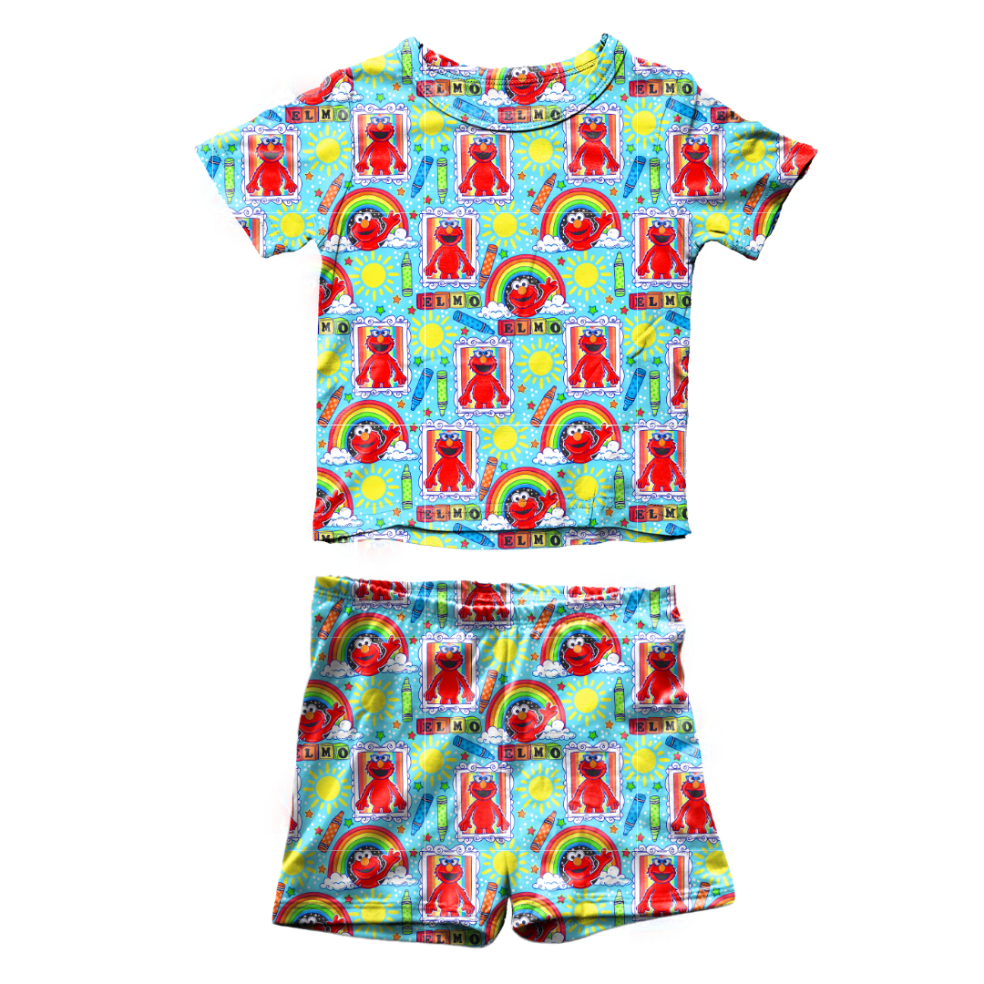 Learning is fun!? Fawn Short Sleeve Short Set Bamboo - PRE ORDER