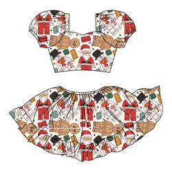 Building Christmas Memories Starlet Skirt Set - Knit - Pre Order - Christmas Special