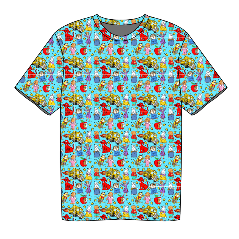 Growing Up Together Moss Short Sleeve Bamboo Shirt - PRE ORDER