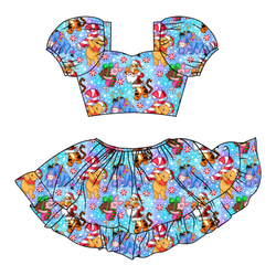 Holiday Hunny Starlet Skirt Set - Knit - Pre Order - Christmas Special