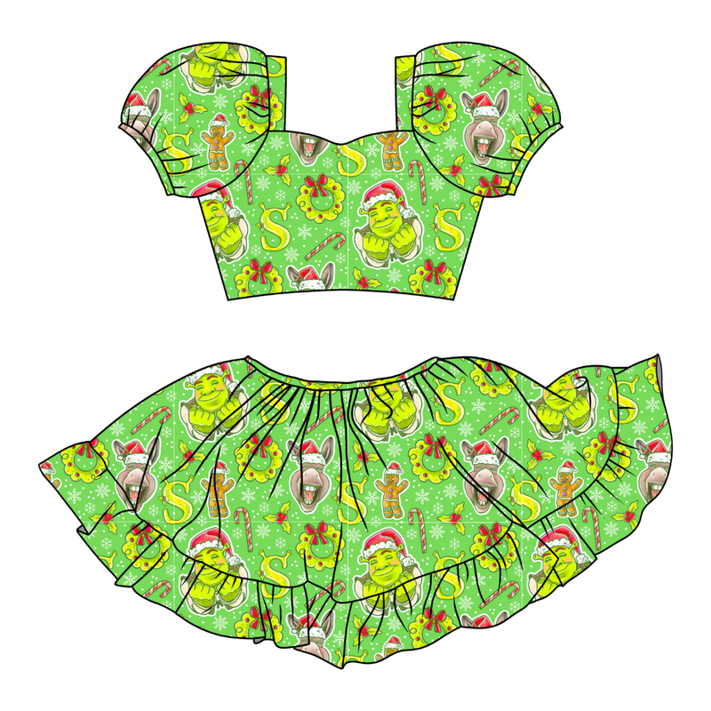 Swamp Bells Starlet Skirt Set - Knit - Pre Order - Christmas Special