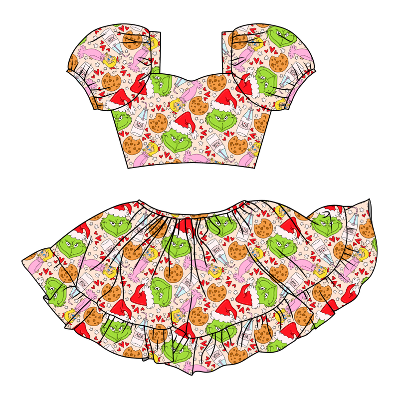 Heart of Whoo Ville Starlet Skirt Set - Knit - Pre Order - Christmas Special