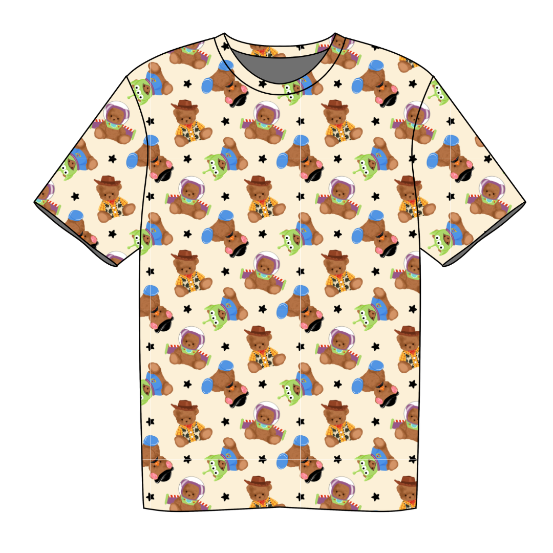 Toy Box Besties - Jade Short Sleeve Bamboo Shirt - Pre Order