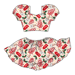 Tree Cakes Starlet Skirt Set - Knit - Pre Order - Christmas Special