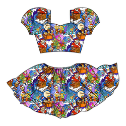 D oh Holy Night Starlet Skirt Set - Knit - Pre Order - Christmas Special