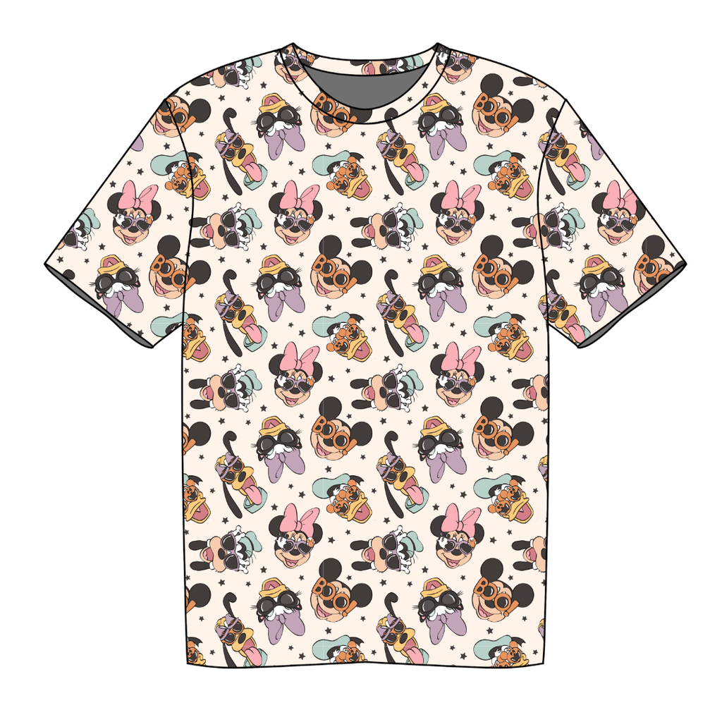 Spooky Cute Crew Jade Short Sleeve Bamboo Shirt - Pre Order