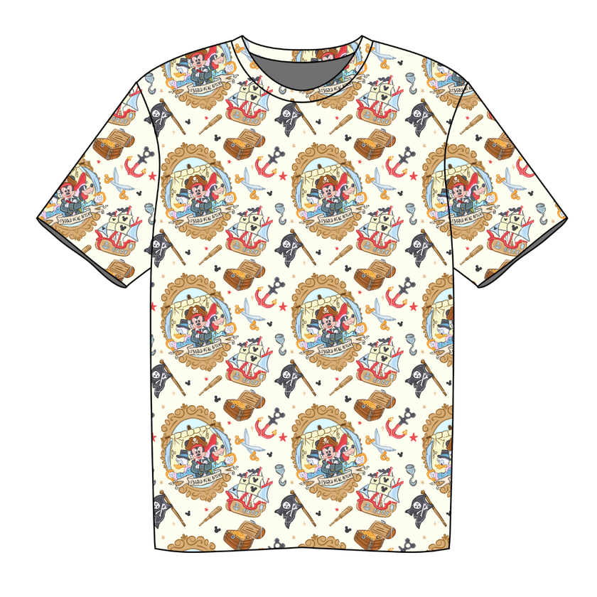 Ahoy, Matey! Moss Short Sleeve Bamboo Shirt - PRE ORDER