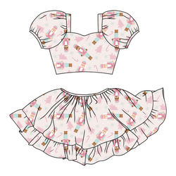 Sugarplum Starlet Skirt Set - Knit - Pre Order - Christmas Special