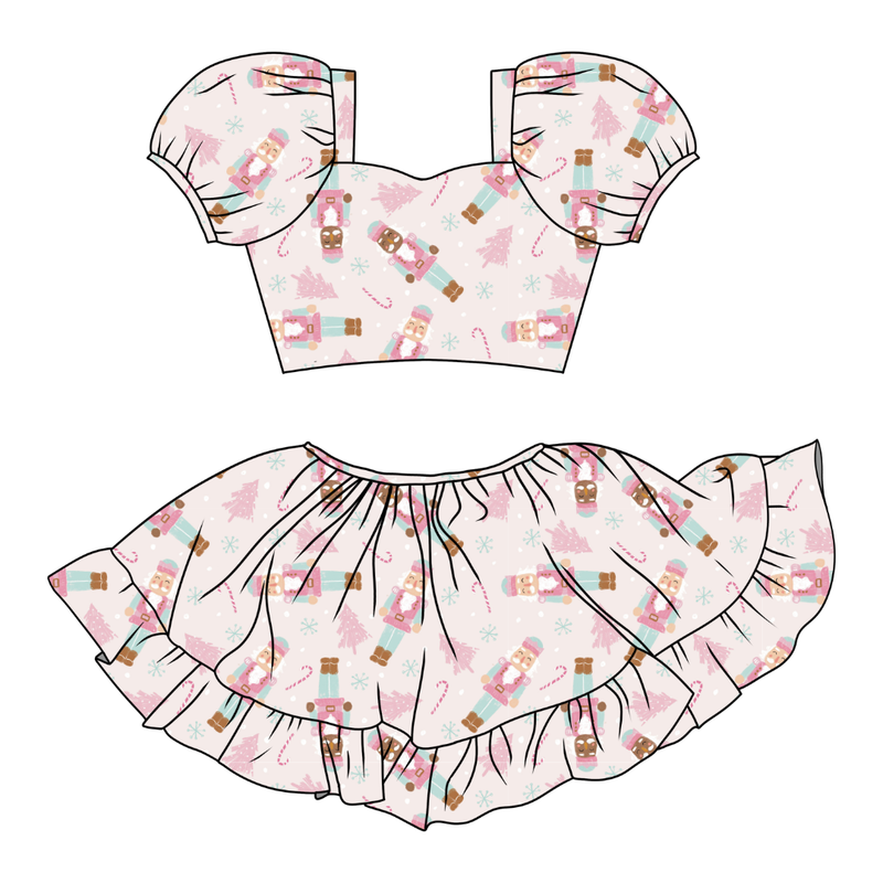 Sugarplum Starlet Skirt Set - Knit - Pre Order - Christmas Special