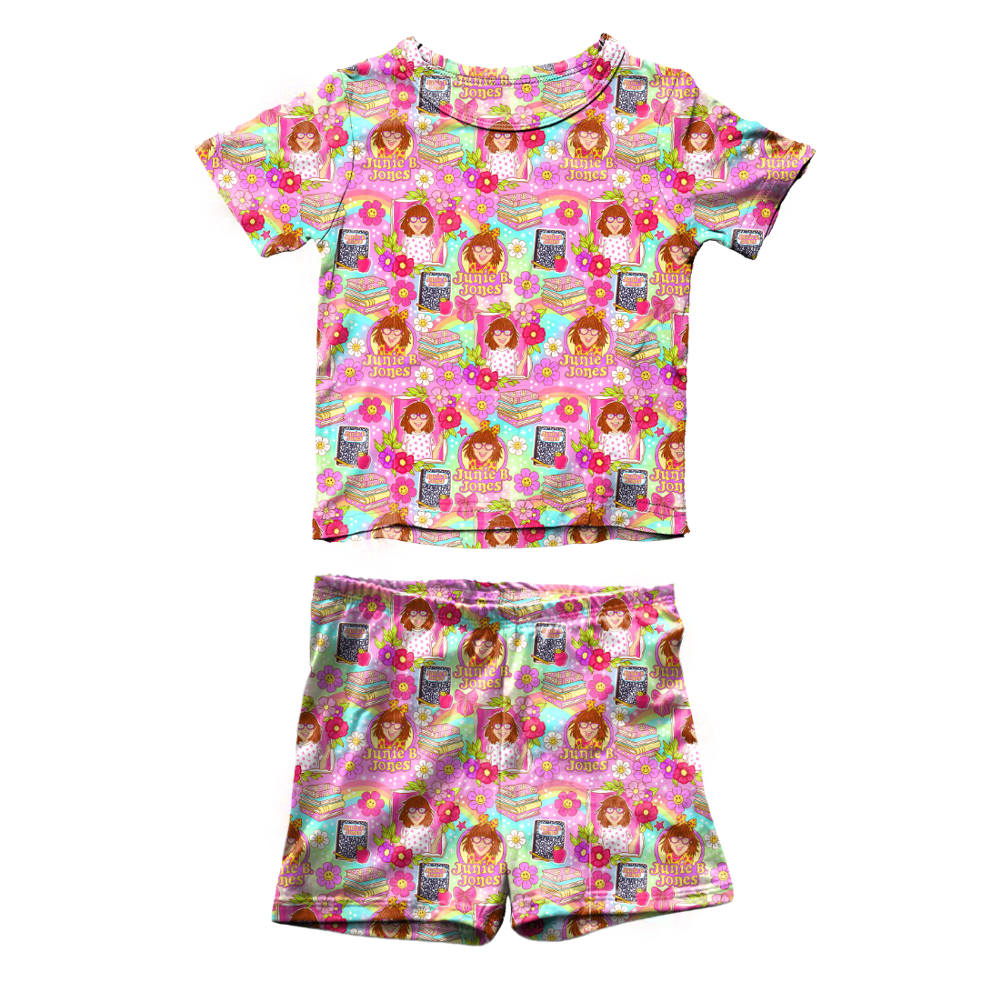 B is for Fawn Short Sleeve Short Set Bamboo - PRE ORDER