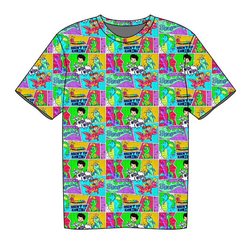 Dragon Dreams Jade Short Sleeve Bamboo Shirt - Pre Order
