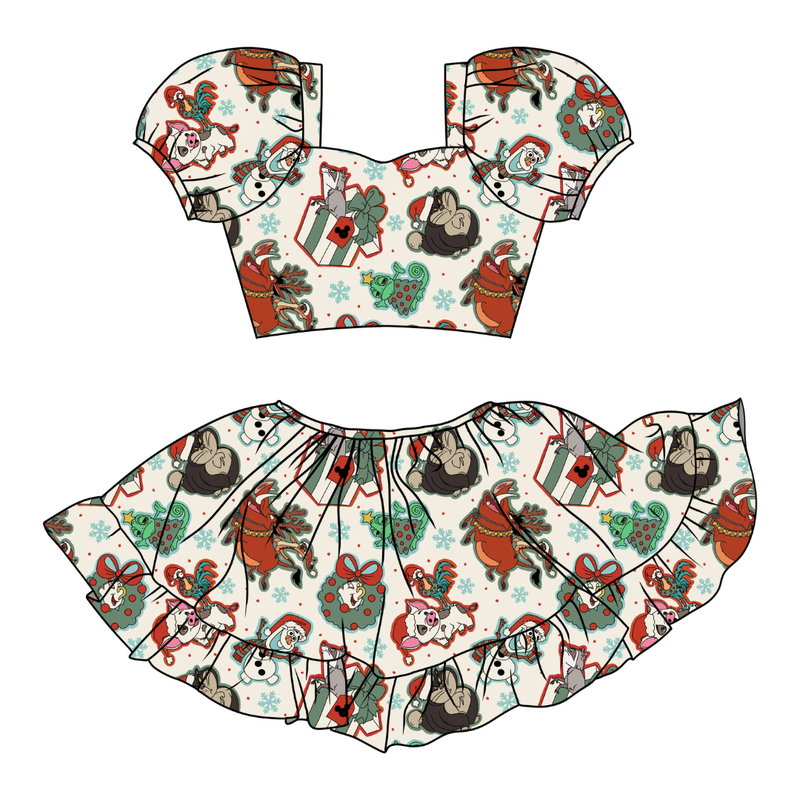 Christmas Sidekicks Starlet Skirt Set - Knit - Pre Order - Christmas Special
