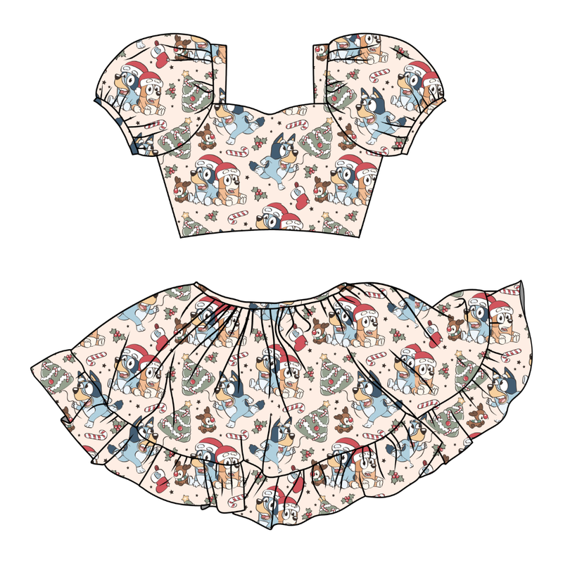 Heeler Holiday Starlet Skirt Set - Knit - Pre Order - Christmas Special