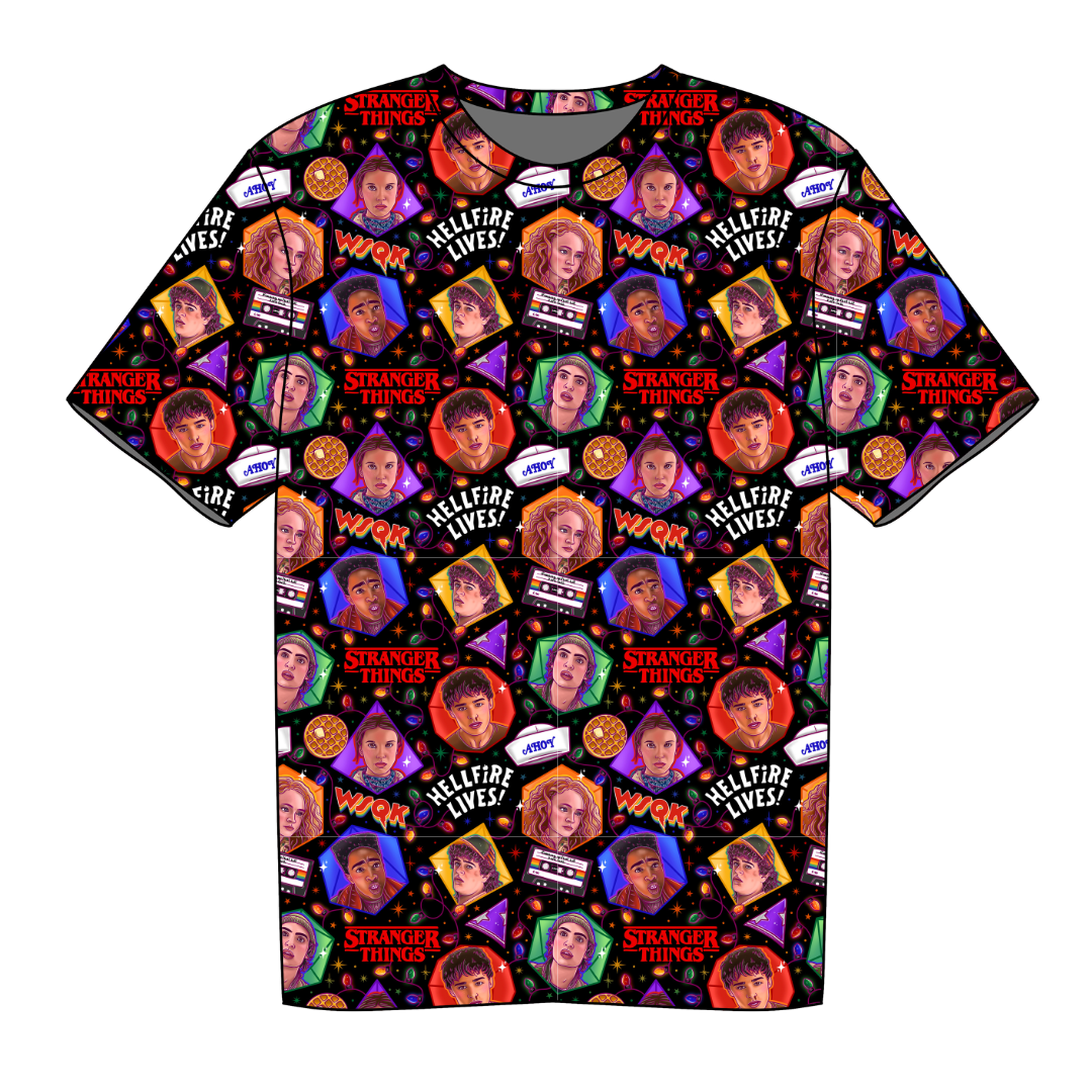 Upside Down Night - Jade Short Sleeve Bamboo Shirt - Pre Order