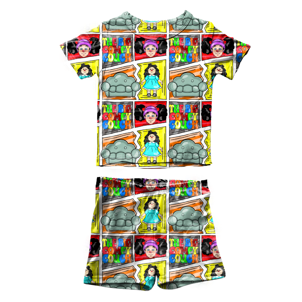 Couch Fawn Short Sleeve Short Set Bamboo - PRE ORDER