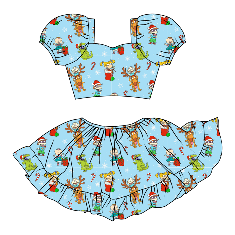 Holiday Parade Starlet Skirt Set - Knit - Pre Order - Christmas Special