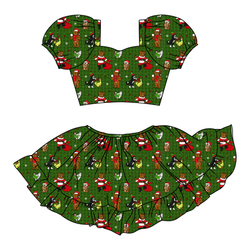 Cozy Cabin Christmas Starlet Skirt Set - Knit - Pre Order - Christmas Special