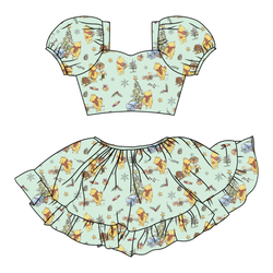 Woodland Christmas Wishes Starlet Skirt Set - Knit - Pre Order - Christmas Special