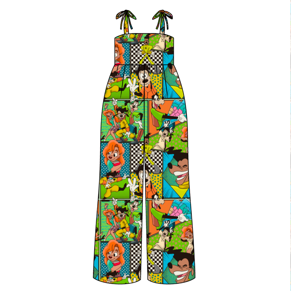 Stand Out Rene Adult Shoulder Tie Jumpsuit Bamboo - Pre Order