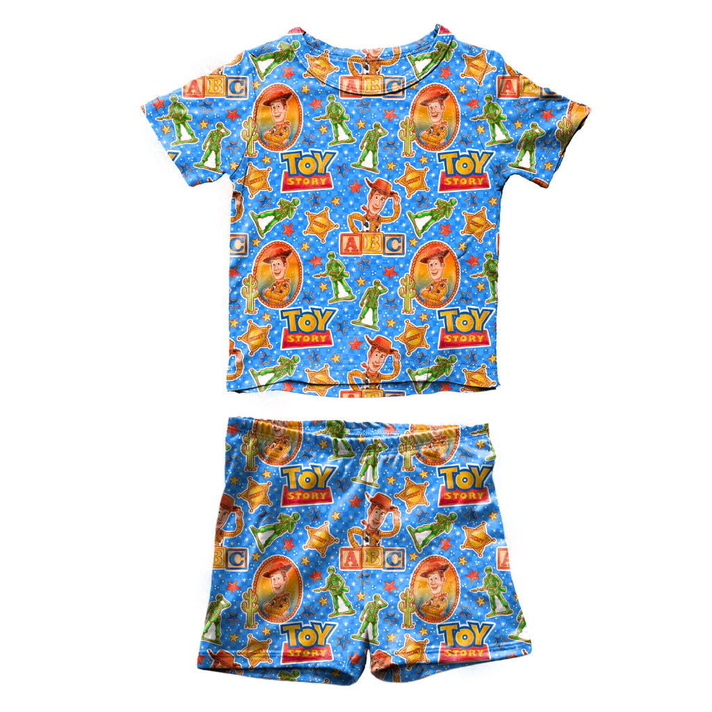 Andy's Toys Fawn Short Sleeve Short Set Bamboo - PRE ORDER
