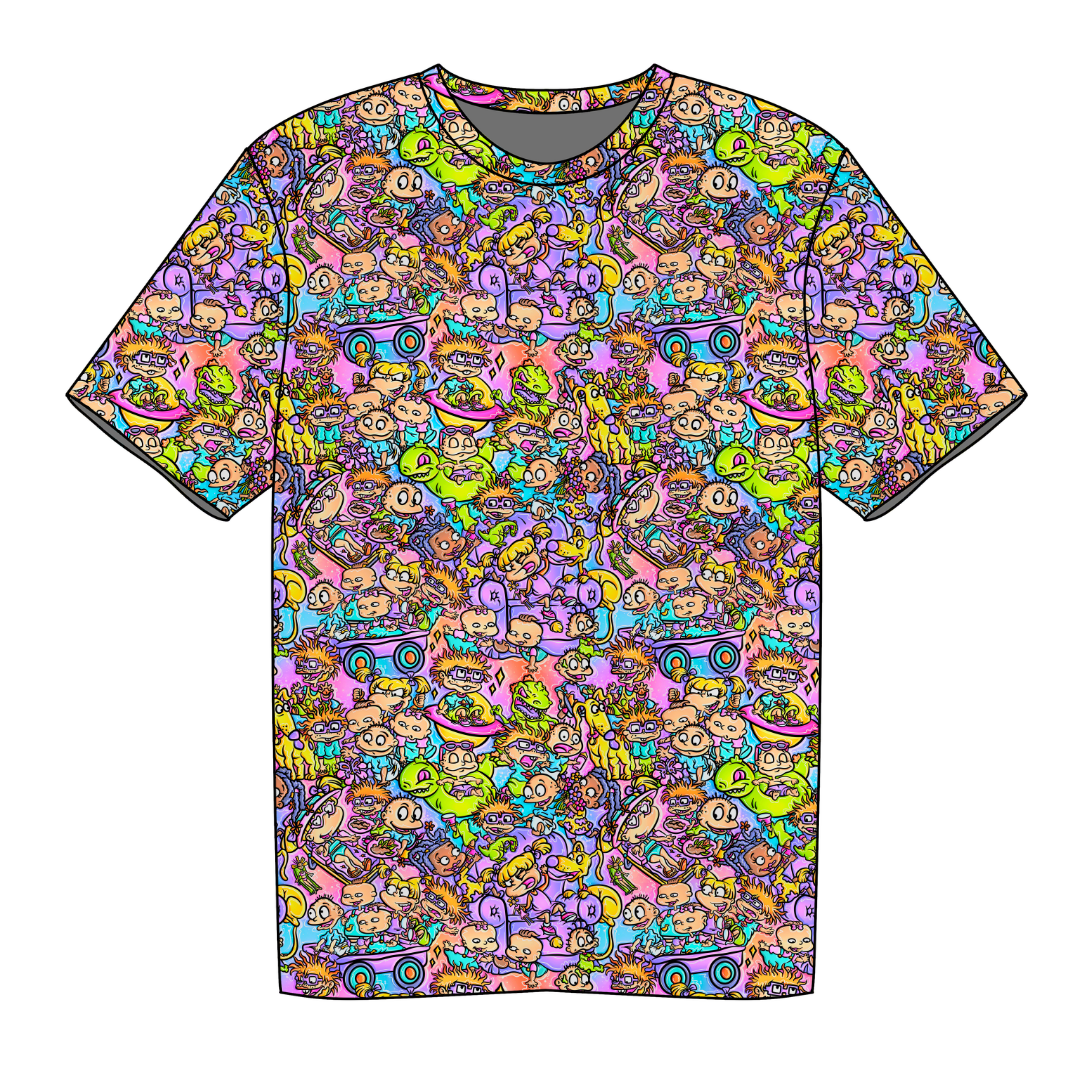 90's Playdate Moss Short Sleeve Bamboo Shirt - PRE ORDER