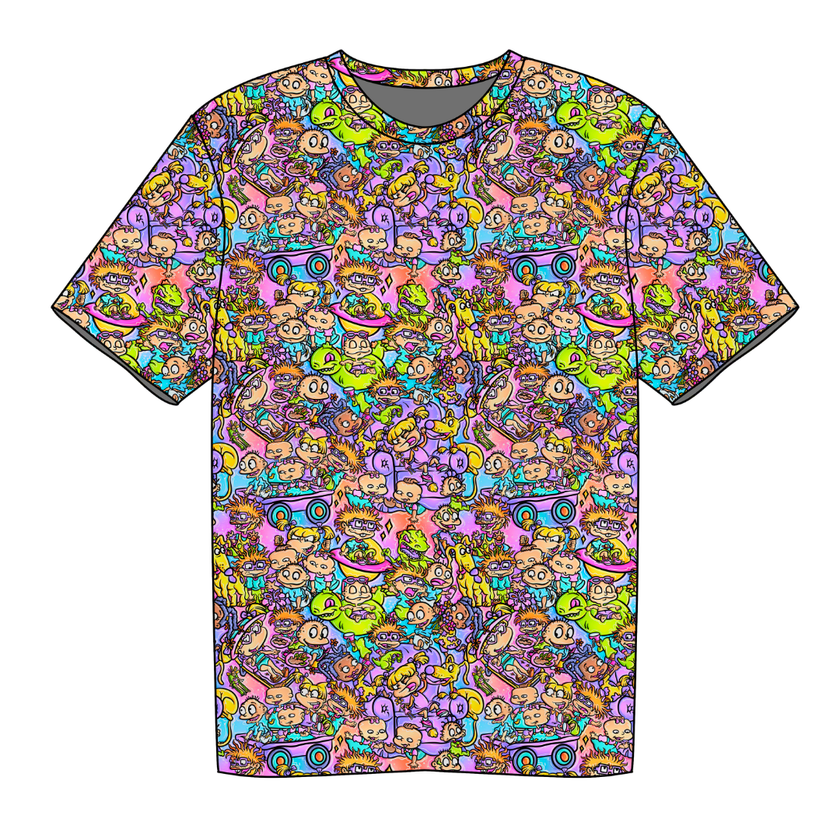 90's Playdate Moss Short Sleeve Bamboo Shirt - PRE ORDER