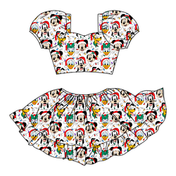 Jolly Holiday Crew Starlet Skirt Set - Knit - Pre Order - Christmas Special