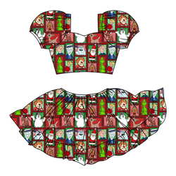 Christmas through the Years Starlet Skirt Set - Knit - Pre Order - Christmas Special