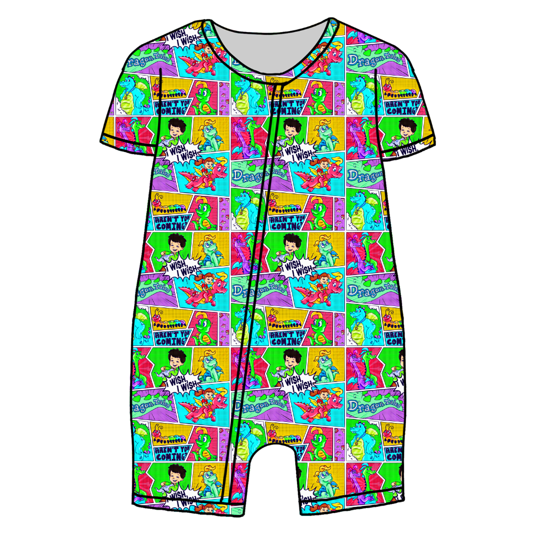 Dragon Dreams Bliss Short Sleeve Zippy Bamboo - PRE ORDER