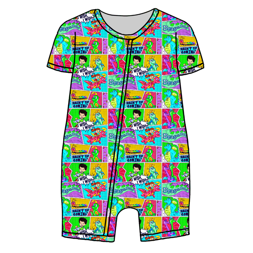 Dragon Dreams Bliss Short Sleeve Zippy Bamboo - PRE ORDER