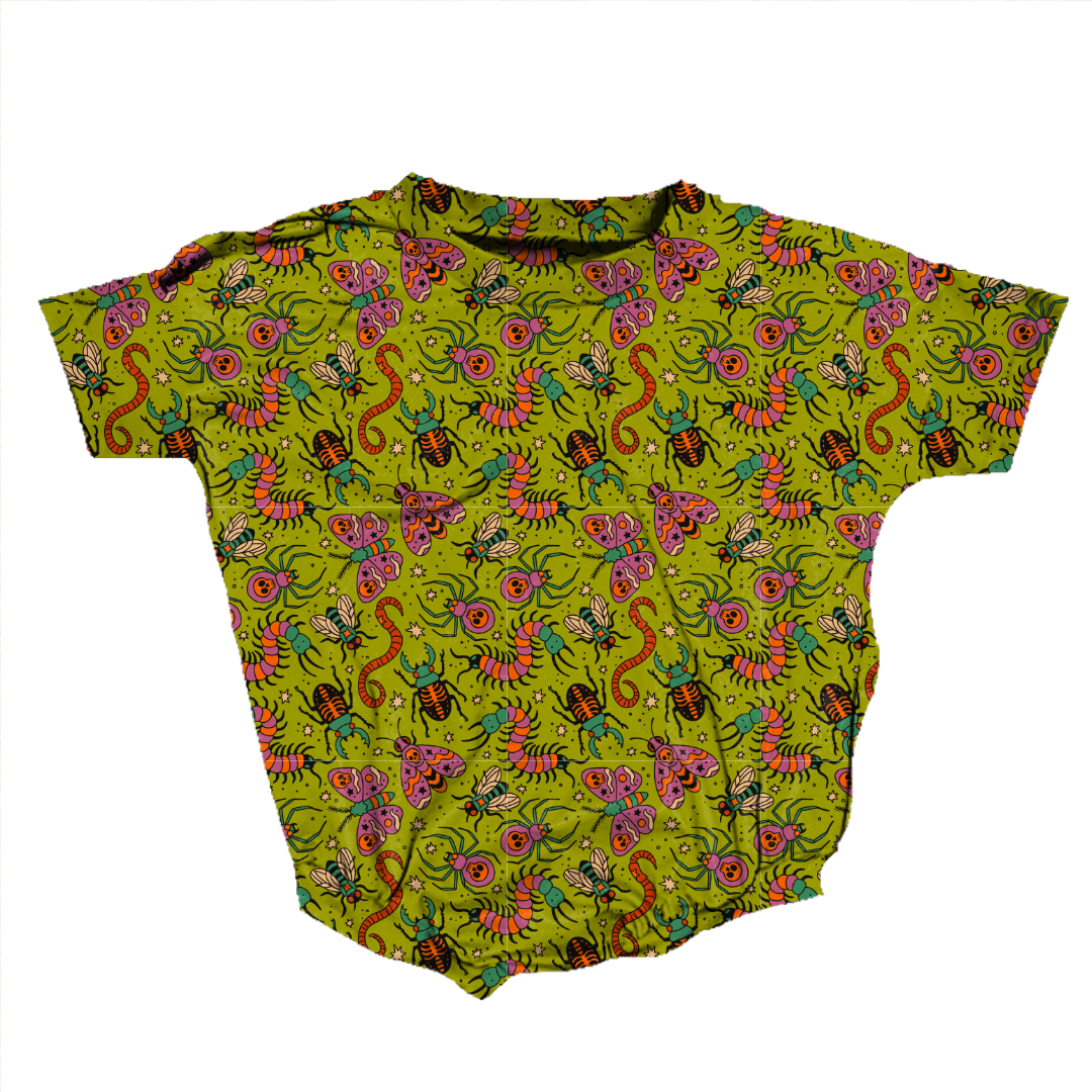 Creepy Crawly Opal Short Sleeve Bubble Bamboo - PRE ORDER