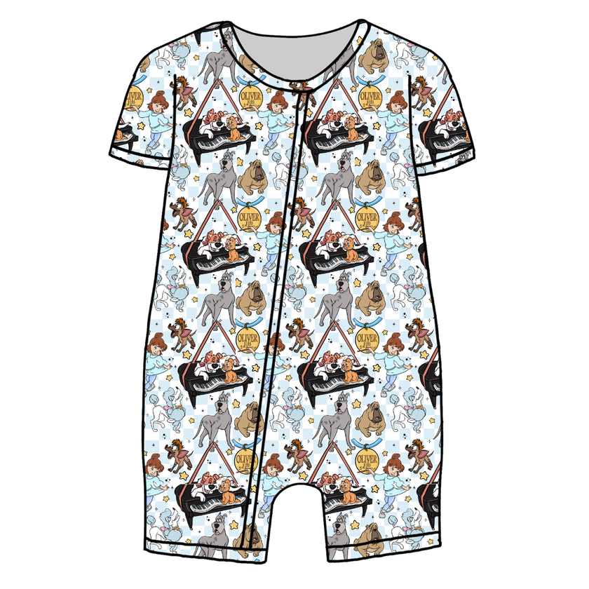 Big City Besties Bliss Short Sleeve Zippy Bamboo - PRE ORDER
