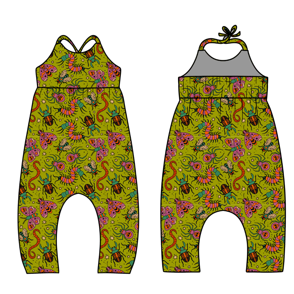 Creepy Crawly - Brielle Halter Jumpsuit Knit - PRE ORDER