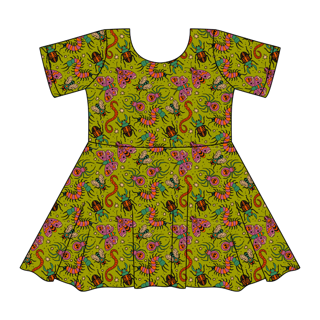 Creepy Crawly - SIERRA - KNIT TWIRL DRESS - PRE ORDER