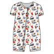 Crusin' Bliss Short Sleeve Zippy Bamboo - PRE ORDER