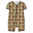 Woodland Melody Bliss Short Sleeve Zippy Bamboo - PRE ORDER