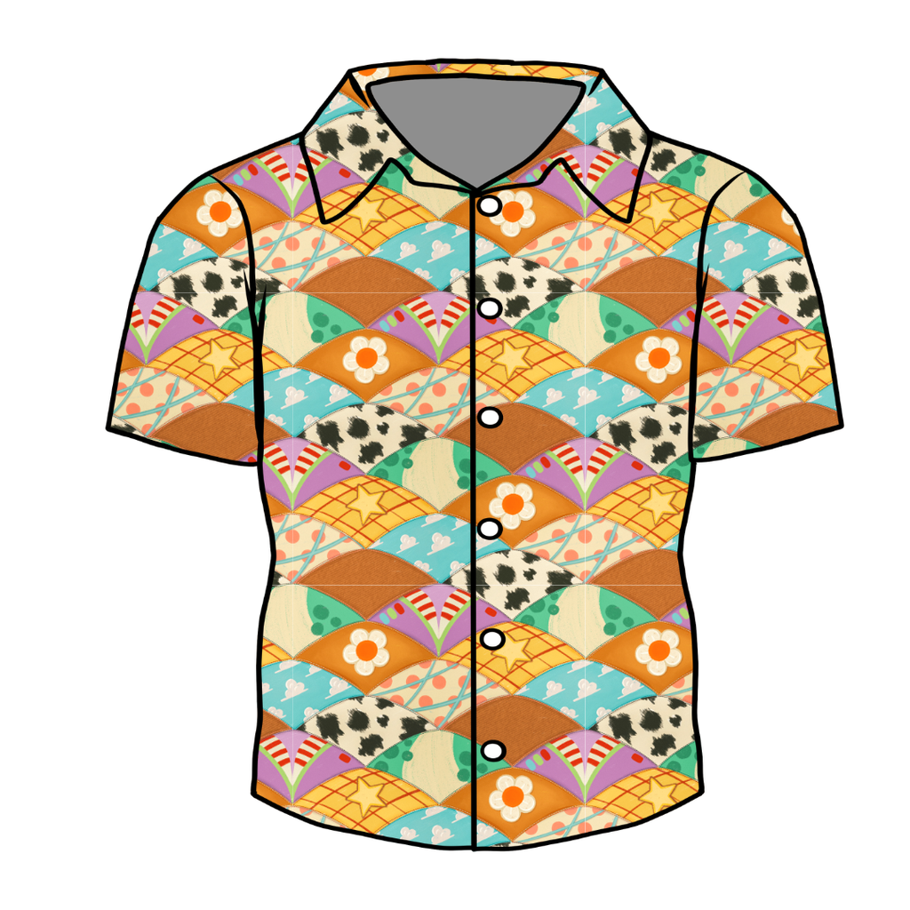 Stitched In Dreams - Twilight Men's Button Down Bamboo - Pre Order